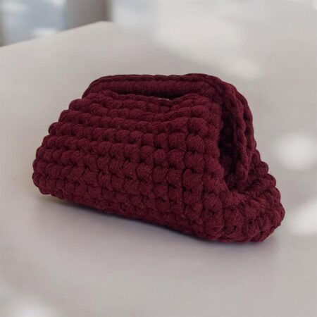 Clutch bag Bordeaux scuro