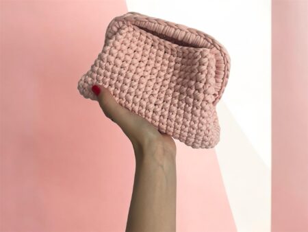 Clutch bag rosa