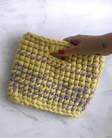 Hand bag bicolore